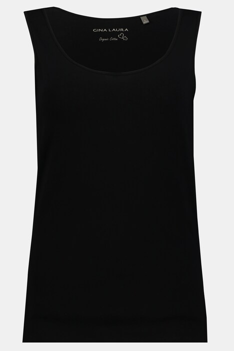 Basic-Top, breite Träger, Elasthan