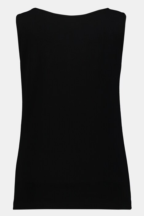 Basic-Top, breite Träger, Elasthan