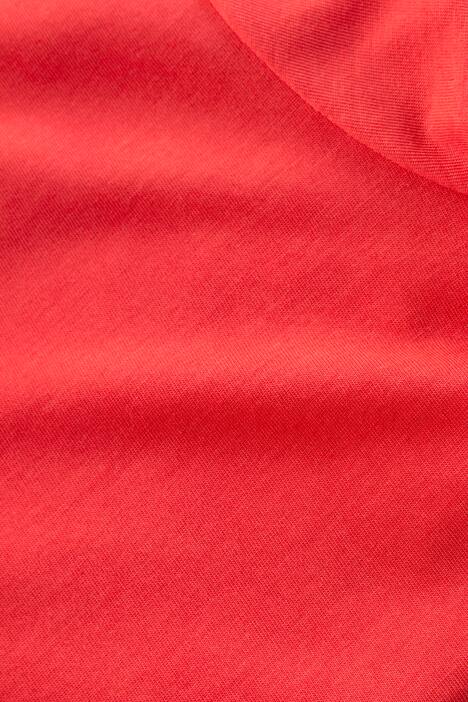 Shirt, lässiger Tunika-Ausschnitt, Halbarm