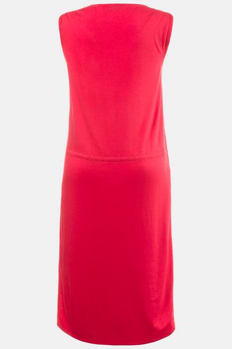 Kleid, Taillen-Tunnelzug, Zierfalten, elastischer Jersey