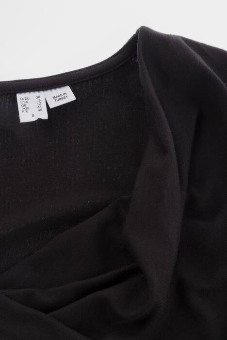 Shirt mit Wasserfall-Ausschnitt