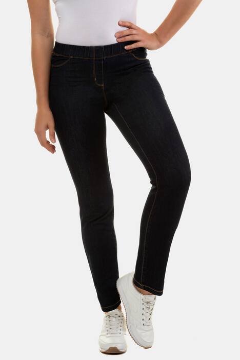 Jeggings Julia, schmales Bein, Denimoptik, Elastikbund