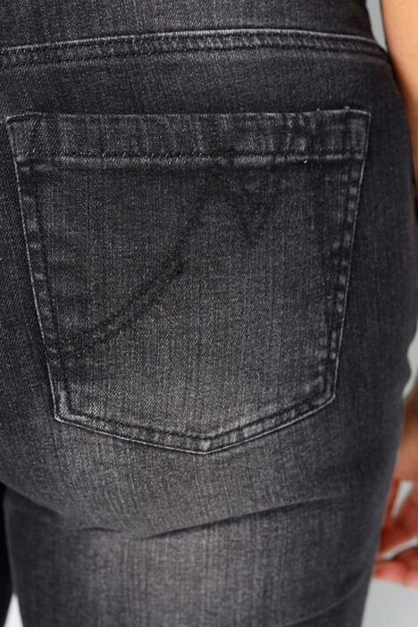 Jean 7/8 coupe Slim Fit à 5 poches avec strass