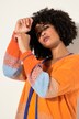 Vest, open model, blokstrepen, lange mouwen