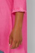 Longshirt, smiley, ronde hals, lange mouwen, afgeronde zoom