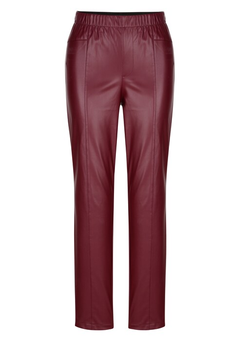 Lederoptik-Leggings, Elastikbund
