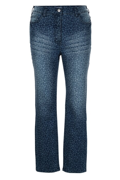 Jeans, Slim Fit, Animalprint, 5-Pocket