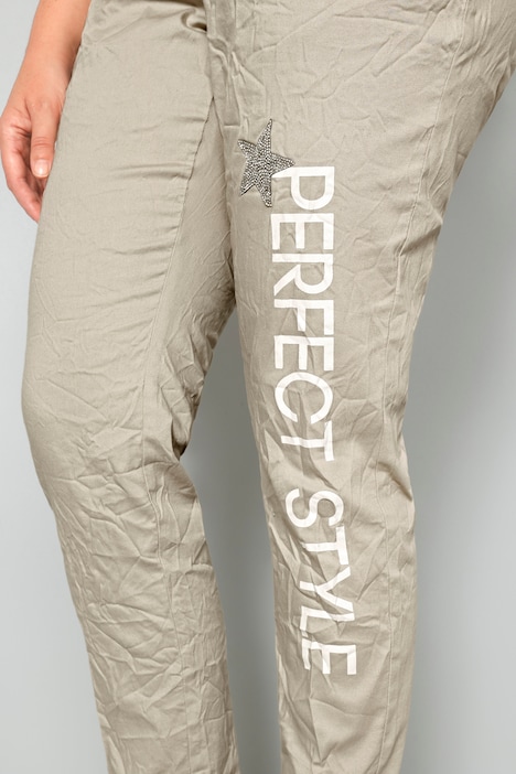 Joggpants, Schriftzug mit Stern, Elastikbund