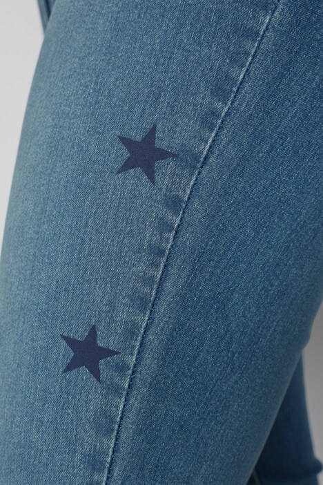 Jeans, Slim Fit, seitliche Sterne, 5-Pocket