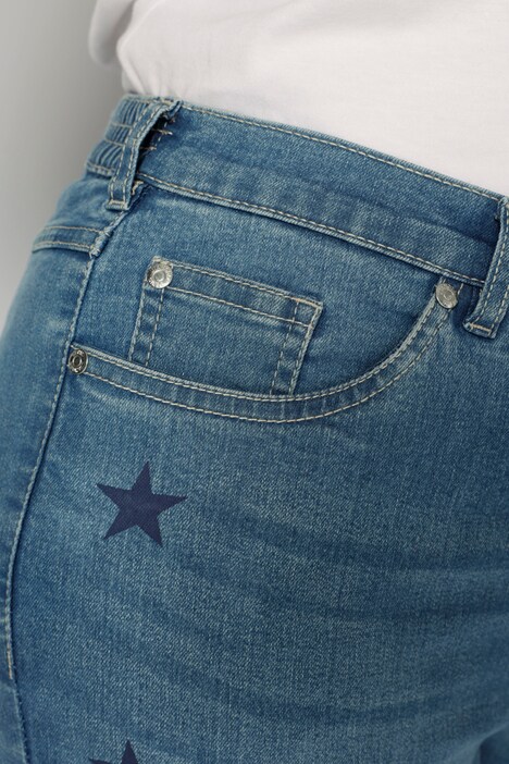 Jeans, Slim Fit, seitliche Sterne, 5-Pocket