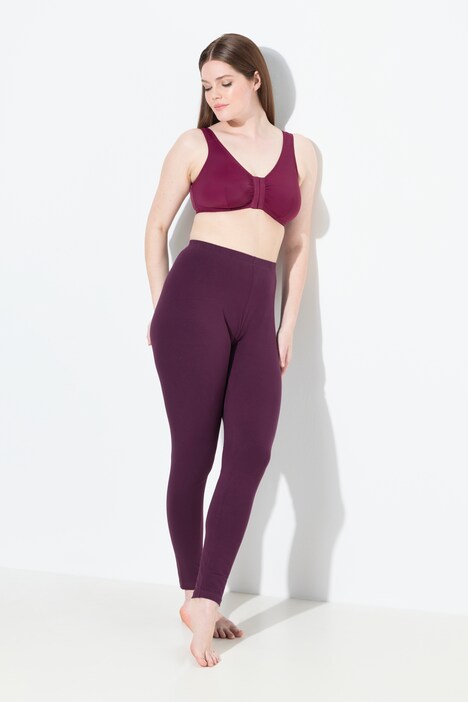 Legging, katoen, Slim, elastische tailleband