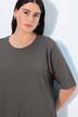 Maglia dal taglio morbido con scollo rotondo e mezze maniche