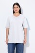 T-shirt coupe Relaxed Fit, décolleté rond et manches courtes