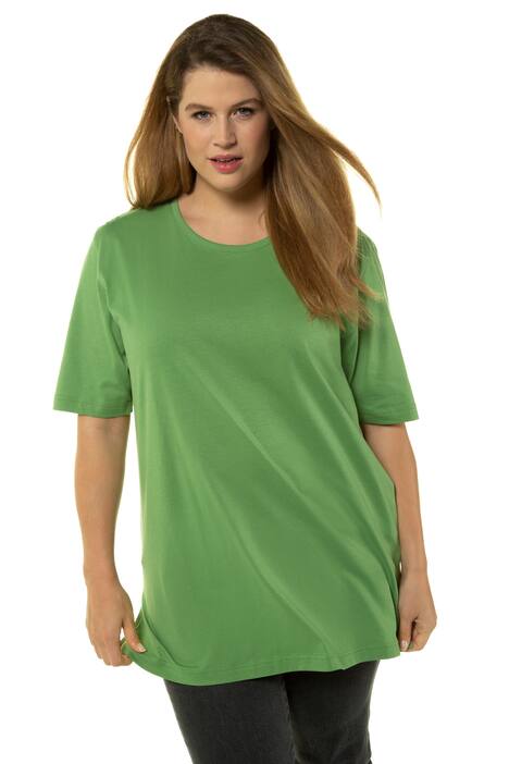 Basic-T-Shirt, Rundhalsausschnitt, Relaxed, Baumwolle