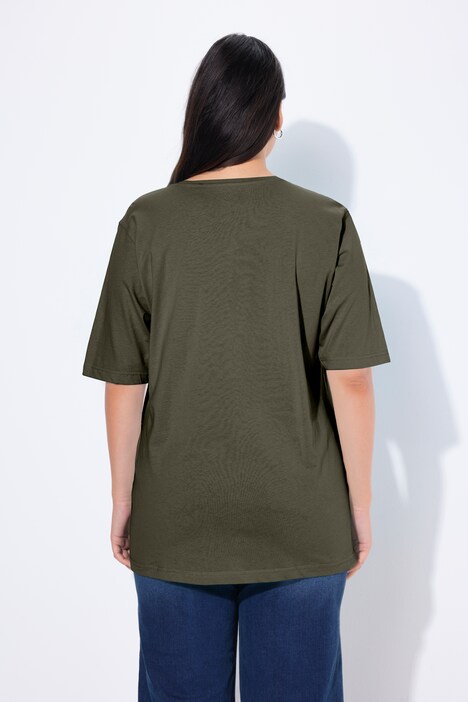 T-shirt coupe Relaxed Fit, décolleté rond et manches courtes