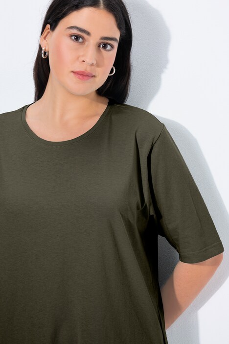 T-shirt coupe Relaxed Fit, décolleté rond et manches courtes