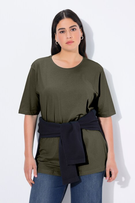 T-shirt coupe Relaxed Fit, décolleté rond et manches courtes