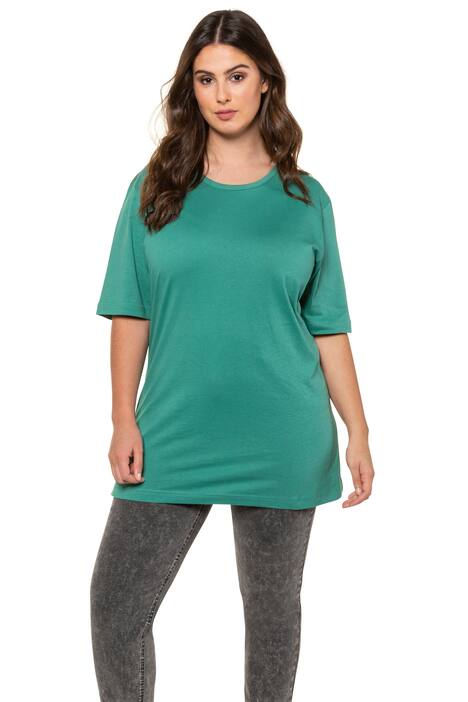 Basic-T-Shirt, Rundhalsausschnitt, Relaxed, Baumwolle
