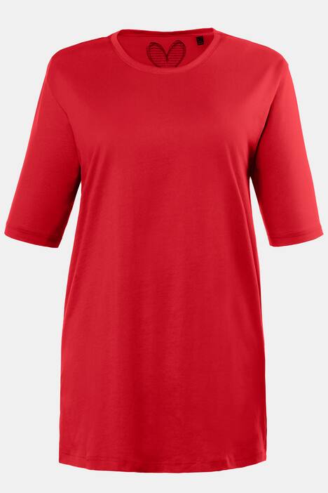 T-shirt, ronde hals, relaxed, korte mouw