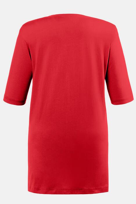 T-shirt, ronde hals, relaxed, korte mouw