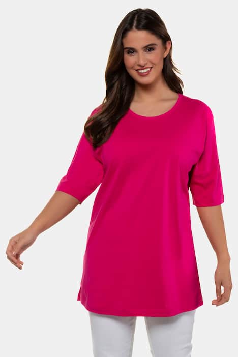 Relaxed Basic Short Sleeve Cotton Tee