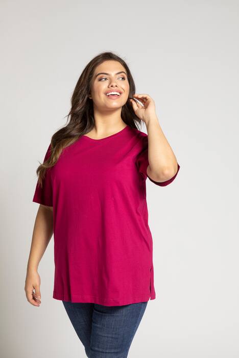 Relaxed Basic Short Sleeve Cotton Tee