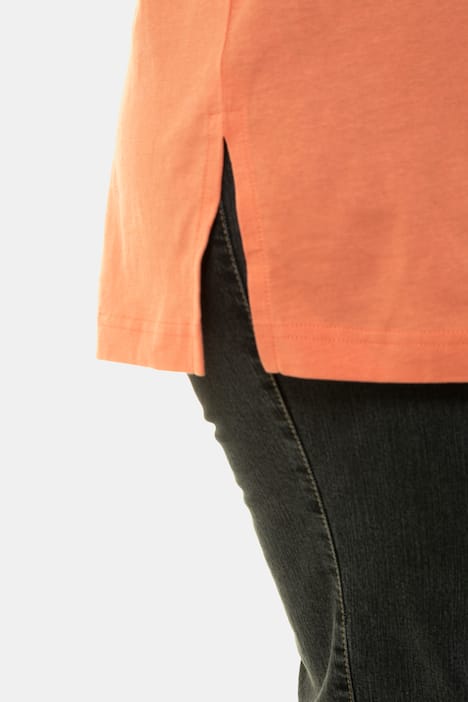 Relaxed Basic Short Sleeve Cotton Tee