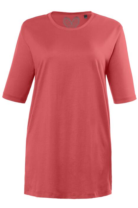 Basic-T-Shirt, Rundhalsausschnitt, Relaxed, Baumwolle