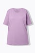 Basic Round Neck Short Sleeve Relaxed Fit Tee