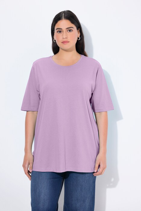 T-Shirt, Rundhalsausschnitt, Relaxed, Halbarm