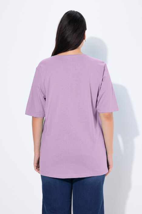 T-Shirt, Rundhalsausschnitt, Relaxed, Halbarm