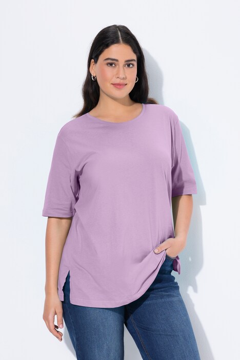 T-Shirt, Rundhalsausschnitt, Relaxed, Halbarm