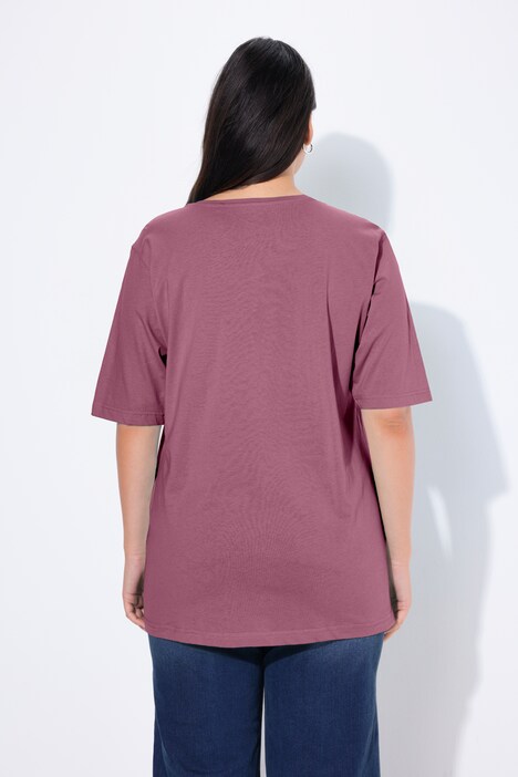 T-shirt coupe Relaxed Fit, décolleté rond et manches courtes