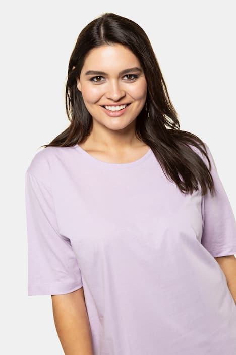 Relaxed Basic Short Sleeve Cotton Tee