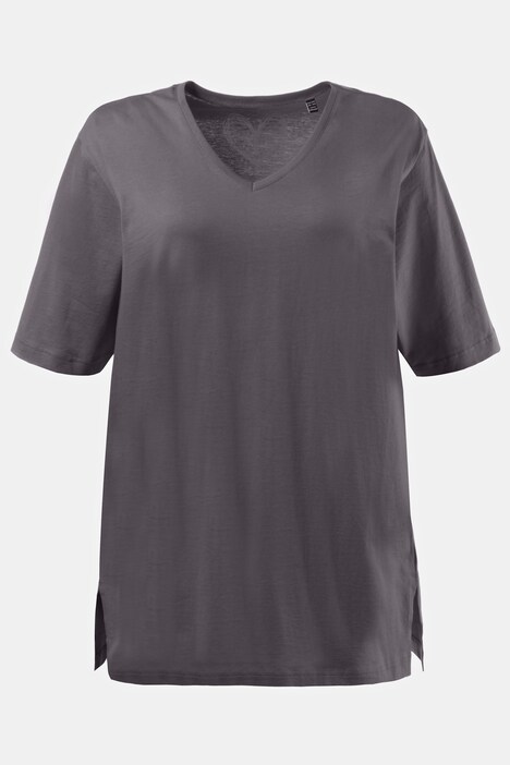 T-shirt, encolure V, Relaxed, manches courtes