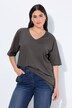 T-shirt coupe Relaxed Fit, décolleté en V et manches courtes