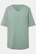 T-shirt, V-hals, relaxed, korte mouw