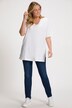 T-shirt coupe Relaxed Fit, décolleté en V et manches courtes