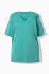 T-shirt, V-hals, relaxed, korte mouw