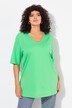 T-shirt coupe Relaxed Fit, décolleté en V et manches courtes