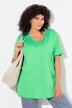 T-shirt coupe Relaxed Fit, décolleté en V et manches courtes