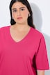 T-shirt coupe Relaxed Fit, décolleté en V et manches courtes