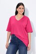 T-shirt coupe Relaxed Fit, décolleté en V et manches courtes