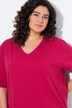 T-shirt coupe Relaxed Fit, décolleté en V et manches courtes