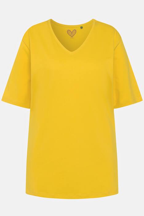 Basic V-Neck Relaxed Fit Short Sleeve Tee