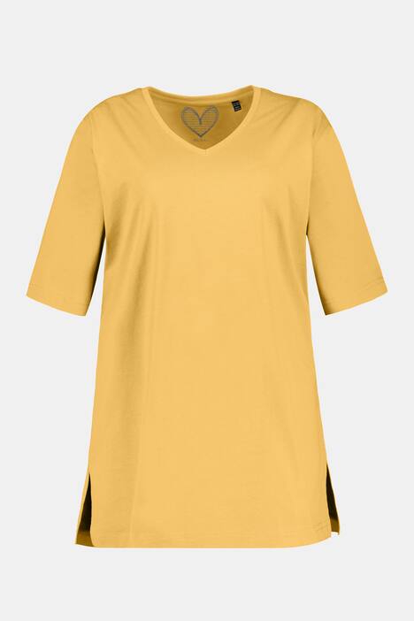 T-shirt, v-ringad, relaxed, halv ärm