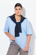 T-shirt coupe Relaxed Fit, décolleté en V et manches courtes