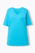 T-shirt, V-hals, relaxed, halve mouwen