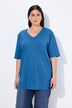T-shirt, V-hals, relaxed, korte mouw