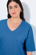 T-shirt, V-hals, relaxed, korte mouw
